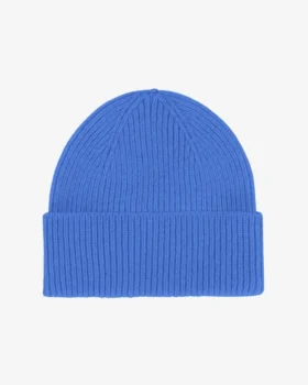 Gorro de lana merina - Azul Pacífico