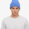 Gorro de lana merina - Azul Pacífico