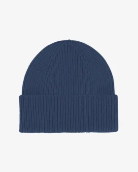 Gorro de lana merina - Azul petróleo