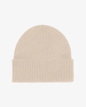 Gorro de lana merina - Blanco marfil