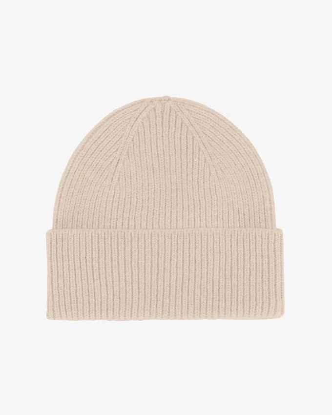 Gorro de lana merina - Blanco marfil