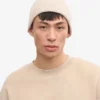 Gorro de lana merina - Blanco marfil