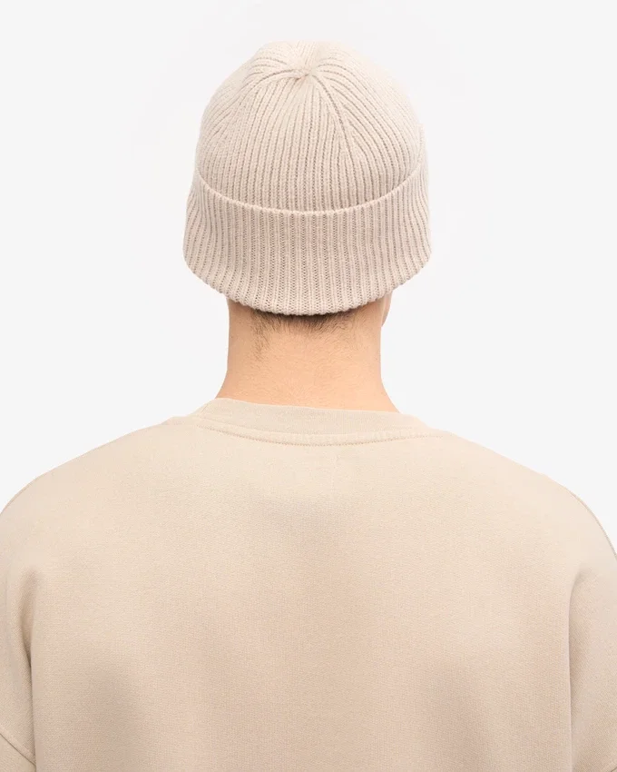 Gorro de lana merina - Blanco marfil