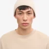 Gorro de lana merina - Blanco marfil