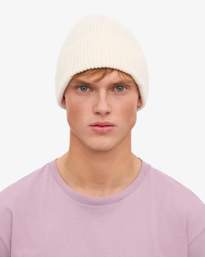 Gorro de lana merina - Azul mar