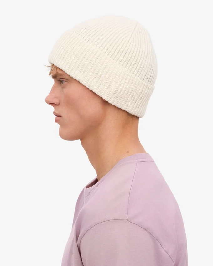 Gorro de lana merina - Azul mar