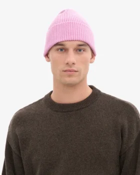 Gorro de lana merina – Flor de cerezo