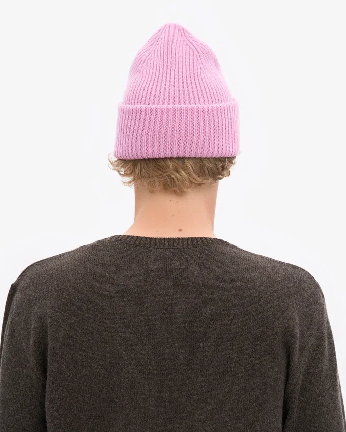 Gorro de lana merina - Flor de cerezo