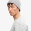Gorro de lana merina - Gris jaspeado