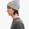 Gorro de lana merina - Gris jaspeado