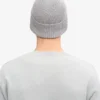 Gorro de lana merina - Gris jaspeado