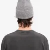 Gorro de lana merina - Gris jaspeado