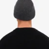 Gorro de lana merina - Gris lava