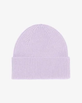 Gorro de lana merina - Lavanda suave