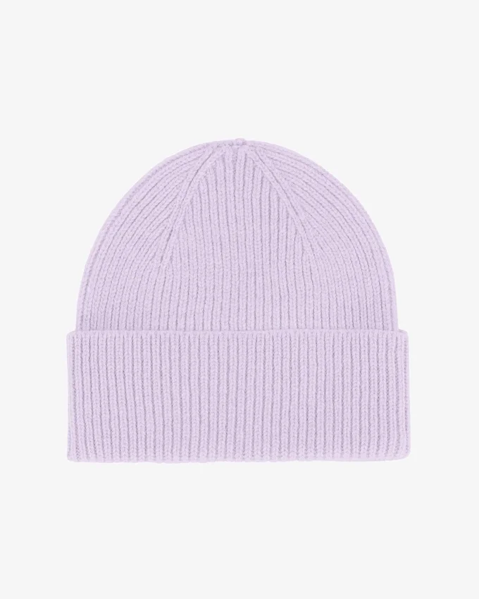 Gorro de lana merina - Lavanda suave