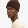 Gorro de lana merina - Marrón café