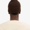 Gorro de lana merina - Marrón café