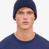 Gorro de lana merina - Azul marino