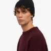 Gorro de lana merina - Negro intenso