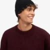Gorro de lana merina - Negro intenso