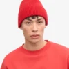 Gorro de lana merina - Rojo escarlata