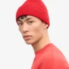 Gorro de lana merina - Rojo escarlata