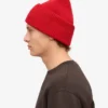 Gorro de lana merina - Rojo escarlata