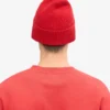 Gorro de lana merina - Rojo escarlata