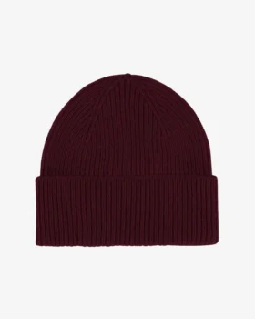 Gorro de lana merina - Rojo sangre