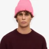 Gorro de lana merina - Rosa chicle