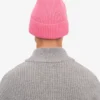 Gorro de lana merina - Rosa chicle