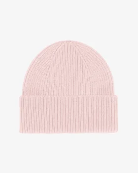 Gorro de lana merina - Rosa descolorido