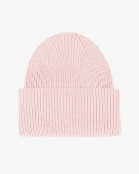 Gorro de lana merina - Rosa descolorido
