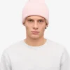 Gorro de lana merina - Rosa descolorido