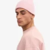 Gorro de lana merina - Rosa descolorido
