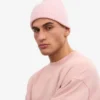 Gorro de lana merina - Rosa descolorido