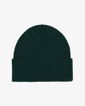 Gorro de lana merina - Verde esmeralda