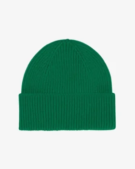 Gorro de lana merina - Verde Kelly