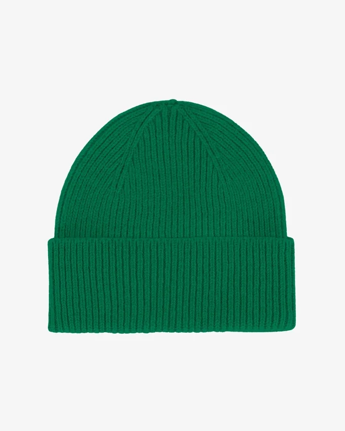 Gorro de lana merina - Verde Kelly