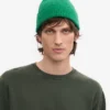 Gorro de lana merina - Verde Kelly