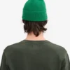 Gorro de lana merina - Verde Kelly