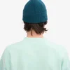 Gorro de lana merina - Verde océano