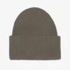 Gorro de lana merina - Verde oliva apagado