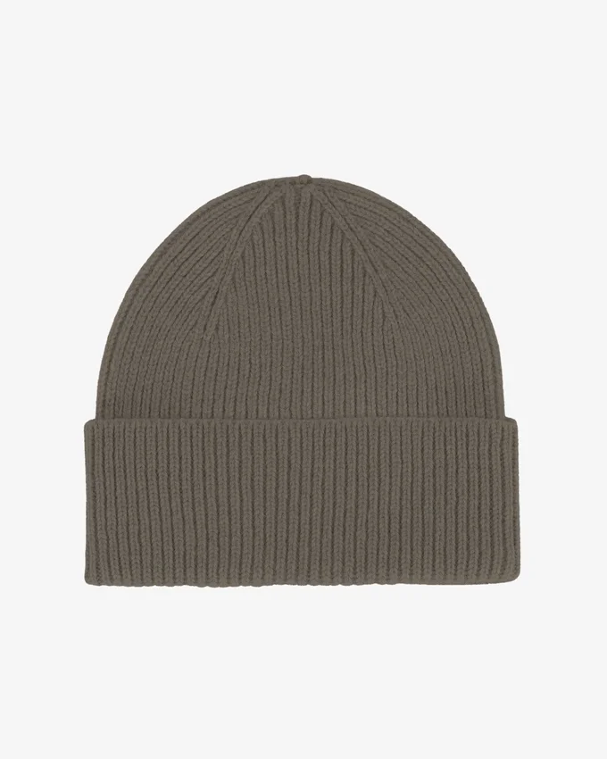Gorro de lana merina - Verde oliva apagado