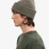 Gorro de lana merina - Verde oliva apagado