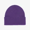Gorro de lana merina - Violeta intenso