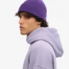 Gorro de lana merina - Violeta intenso