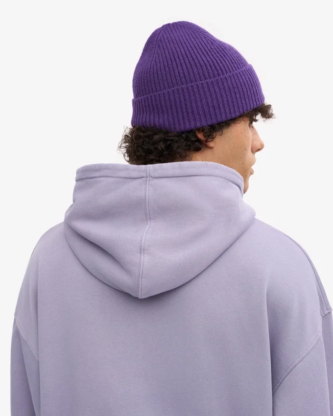Gorro de lana merina - Violeta intenso