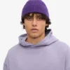 Gorro de lana merina - Violeta intenso