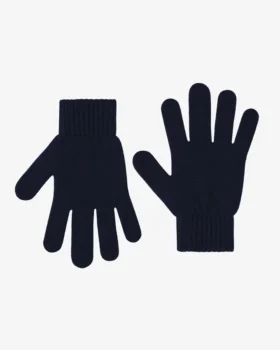 Guantes de lana merina - Azul marino